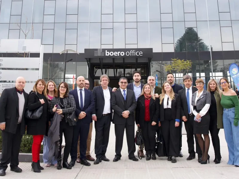 representantes del Colegio de Abogados en el polo judicial