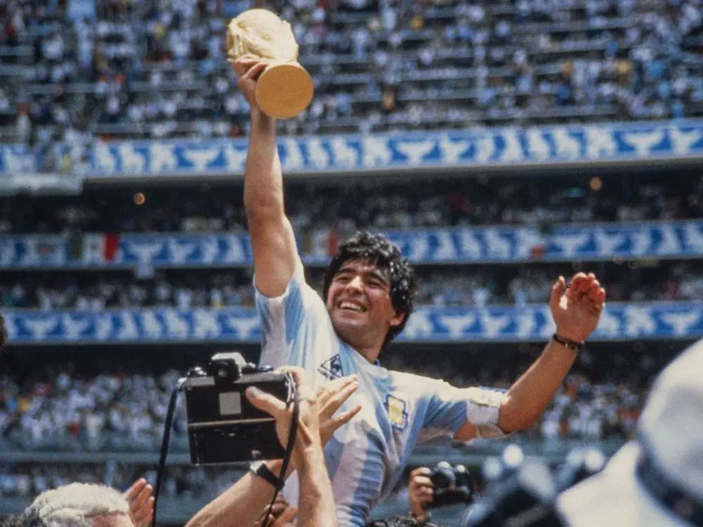 Diego Armando Maradona, leyenda de la selección Argentina