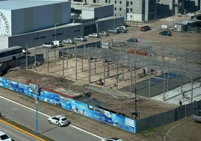 construcción de la futura UDP de Belén de Escobar
