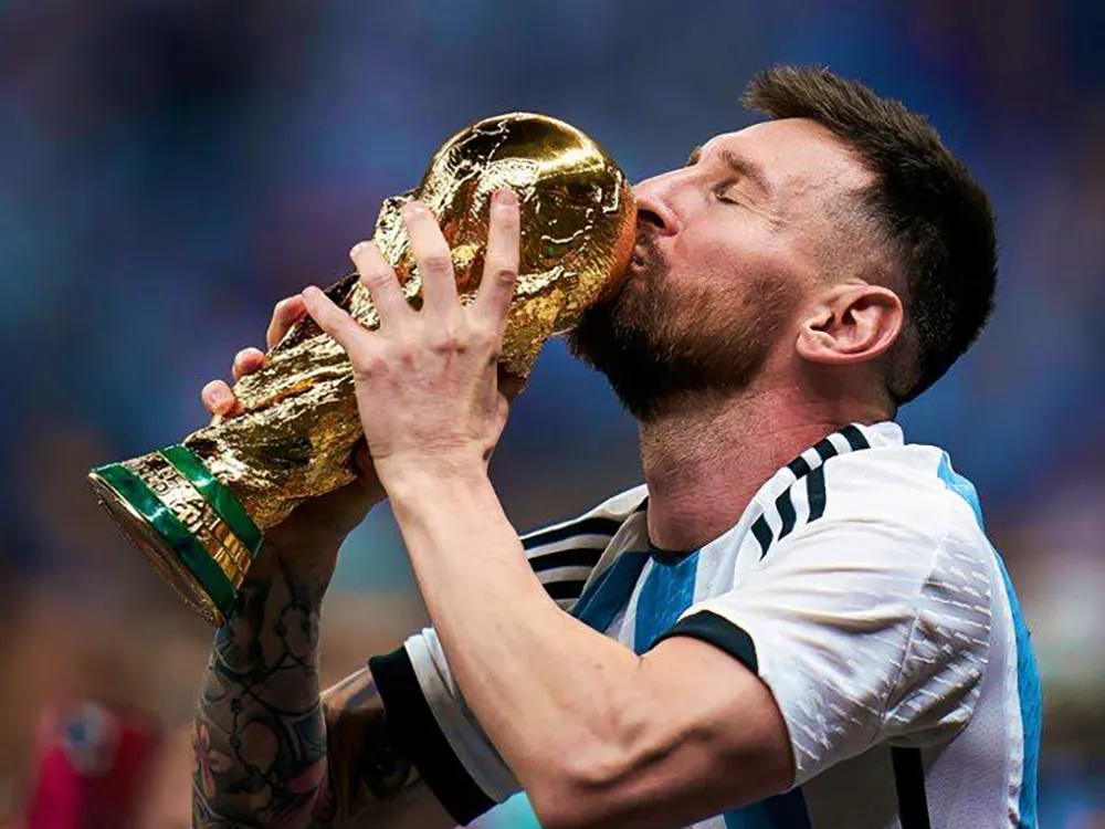 Lionel Andres Messi, multicampeón con la selección argentina