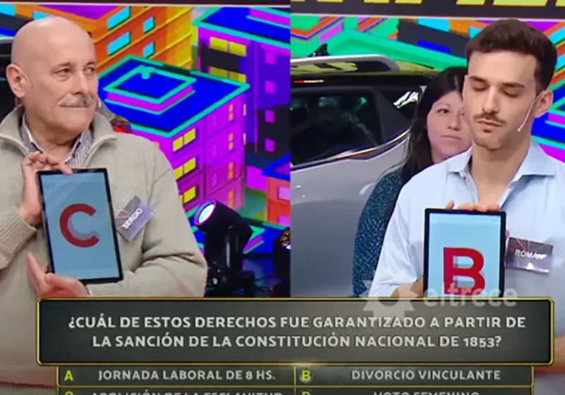 el vecino de Garín y su oponente en la final de los 8 escalones