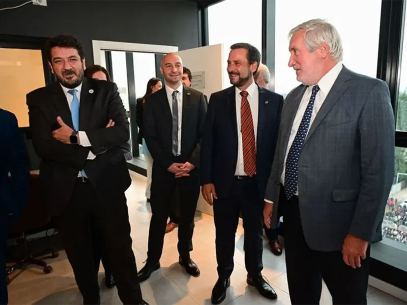 las autoridades recorren el polo judicial