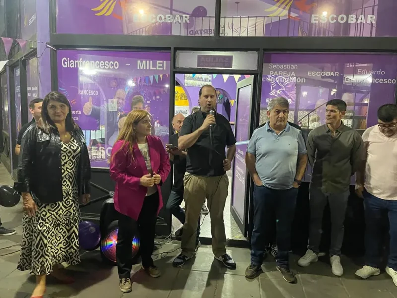 Eduardo Gianfrancesco en su discurso