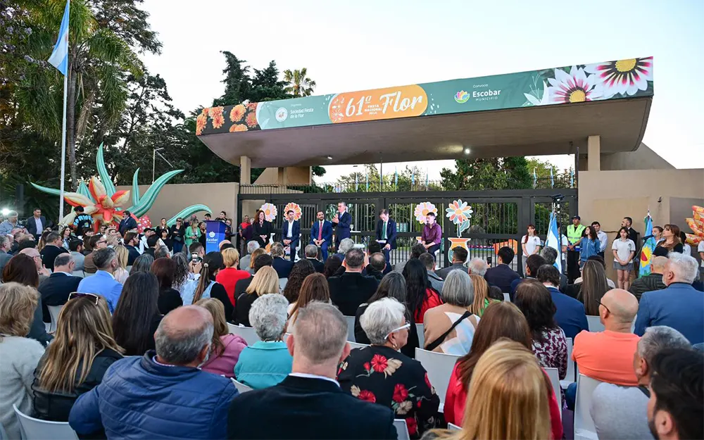 Quedó formalmente inaugurada la 61º Fiesta Nacional de la Flor
