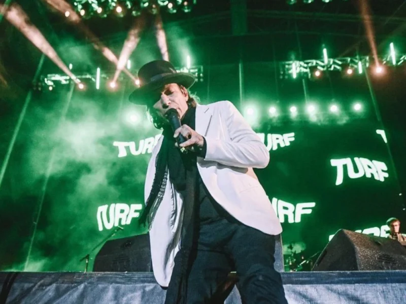 Joaquín Levinton, líder de Turf, que volverá a presentarse en la Fiesta de la Flor
