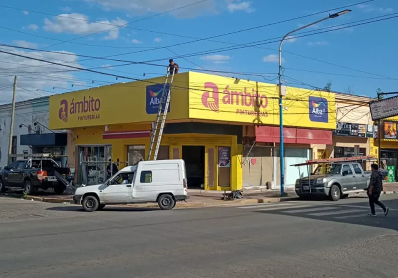 local de pinturería ámbito, un nuevo comercio que llega a la ciudad