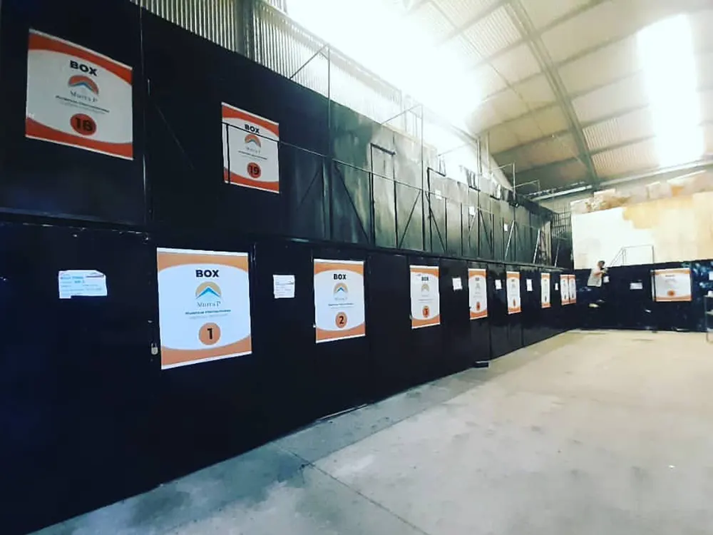 Las falsas bauleras donde supuestamente se guardaban las pertenencias de los clientes luego de las mudanzas
