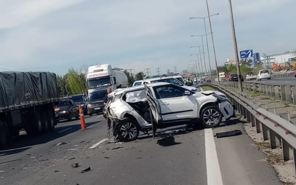 Viernes accidentado en la Panamericana: dos choques y varios heridos