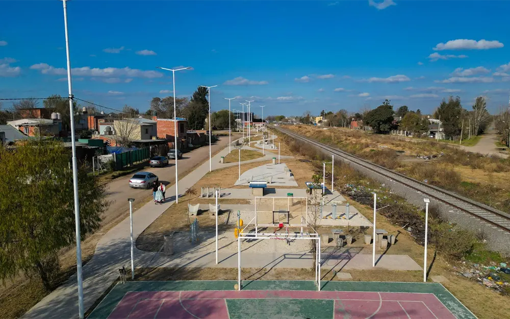 Parque Lineal: el nuevo corredor recreativo y deportivo de Maquinista Savio