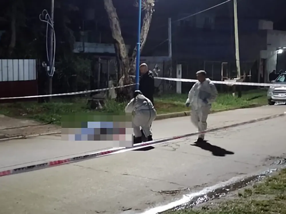La escena del crimen se encuentra a seis cuadras de la ruta 26