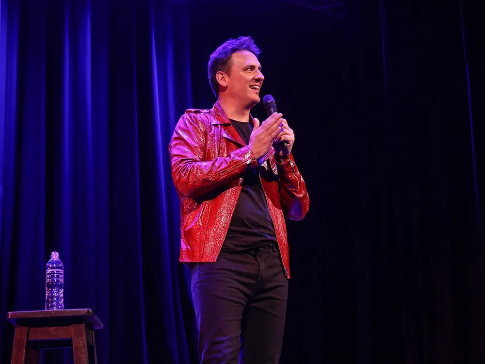 El comediante durante uno de sus shows en el Seminari