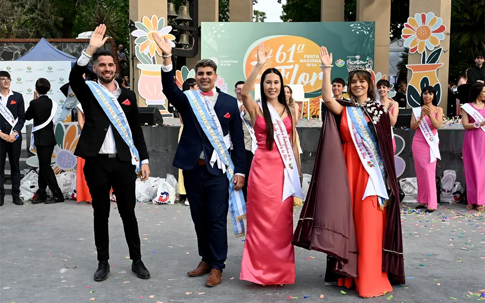 Quiénes son los nuevos embajadores de la Fiesta Nacional de la Flor