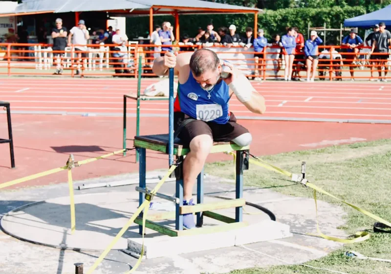 En lanzamiento de bala, el escobarense Javier Amarillo logró una de las medallas de oro