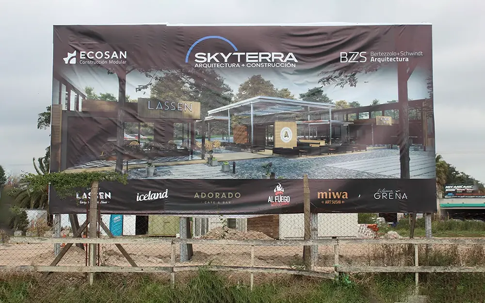 Avanza la construcción de un nuevo y novedoso centro comercial en Loma Verde