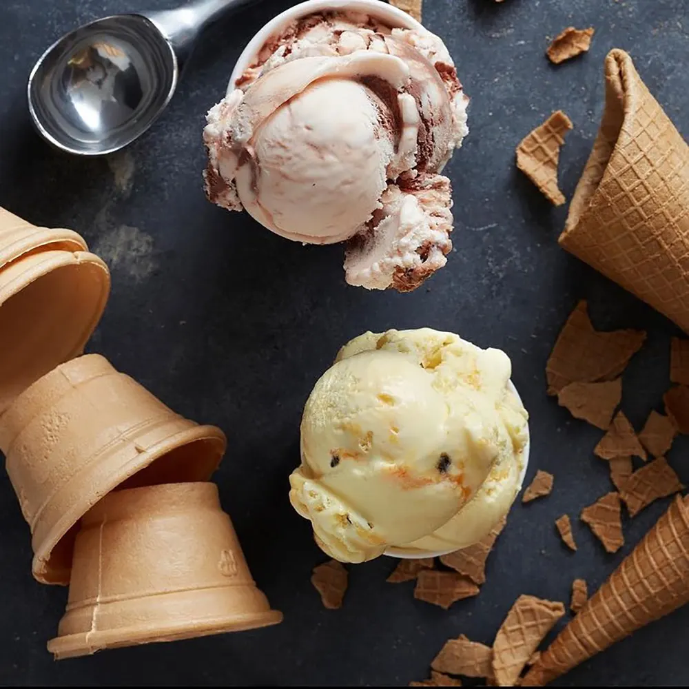 helados y cucuruchos de Marbet
