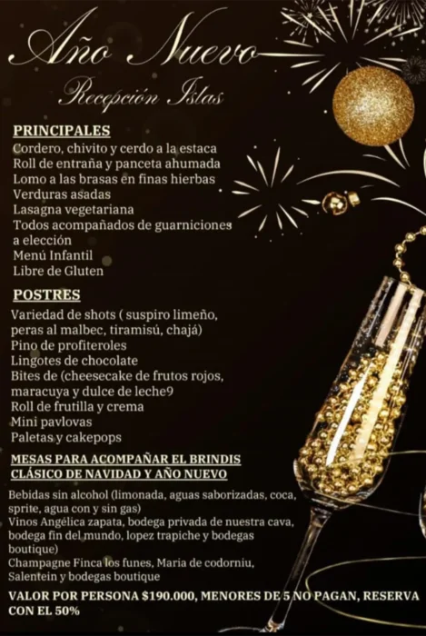 Carta del evento White Party en Abasta