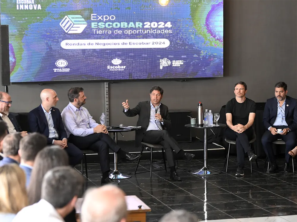 Kicillof reunido con empresarios