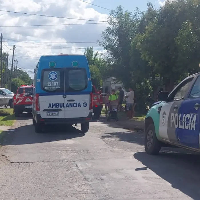 ambulancias en el lugar del accidente