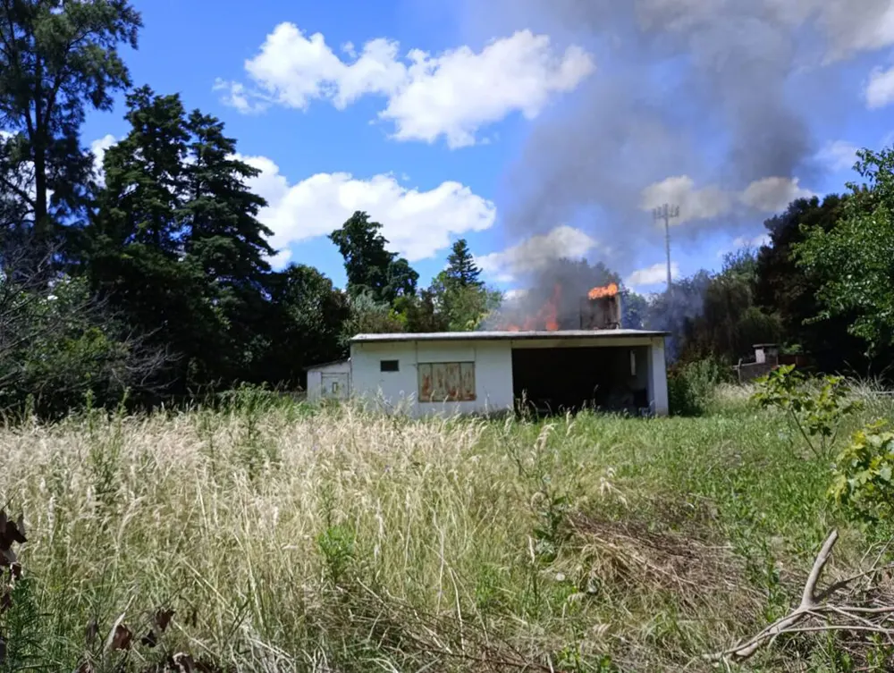 casa incendiada