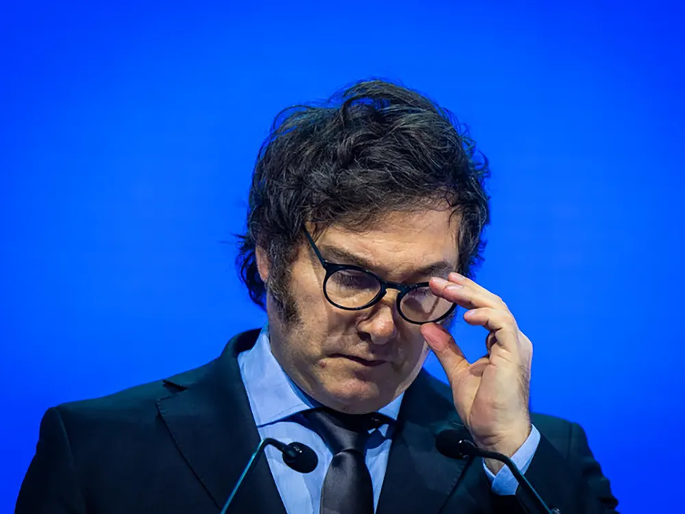 Javier Milei en el World Economic Forum