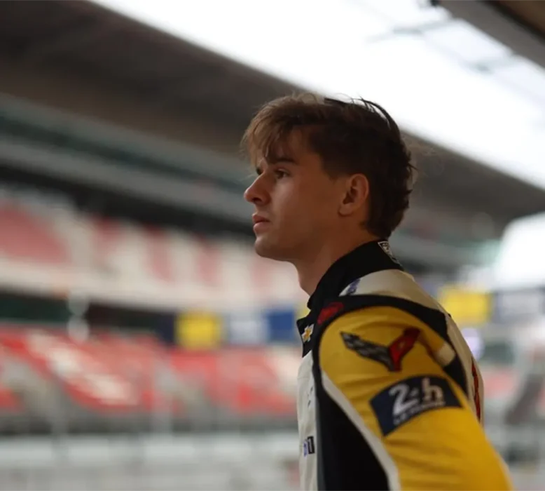 Nico Varrone en la pista de Abu Dabi