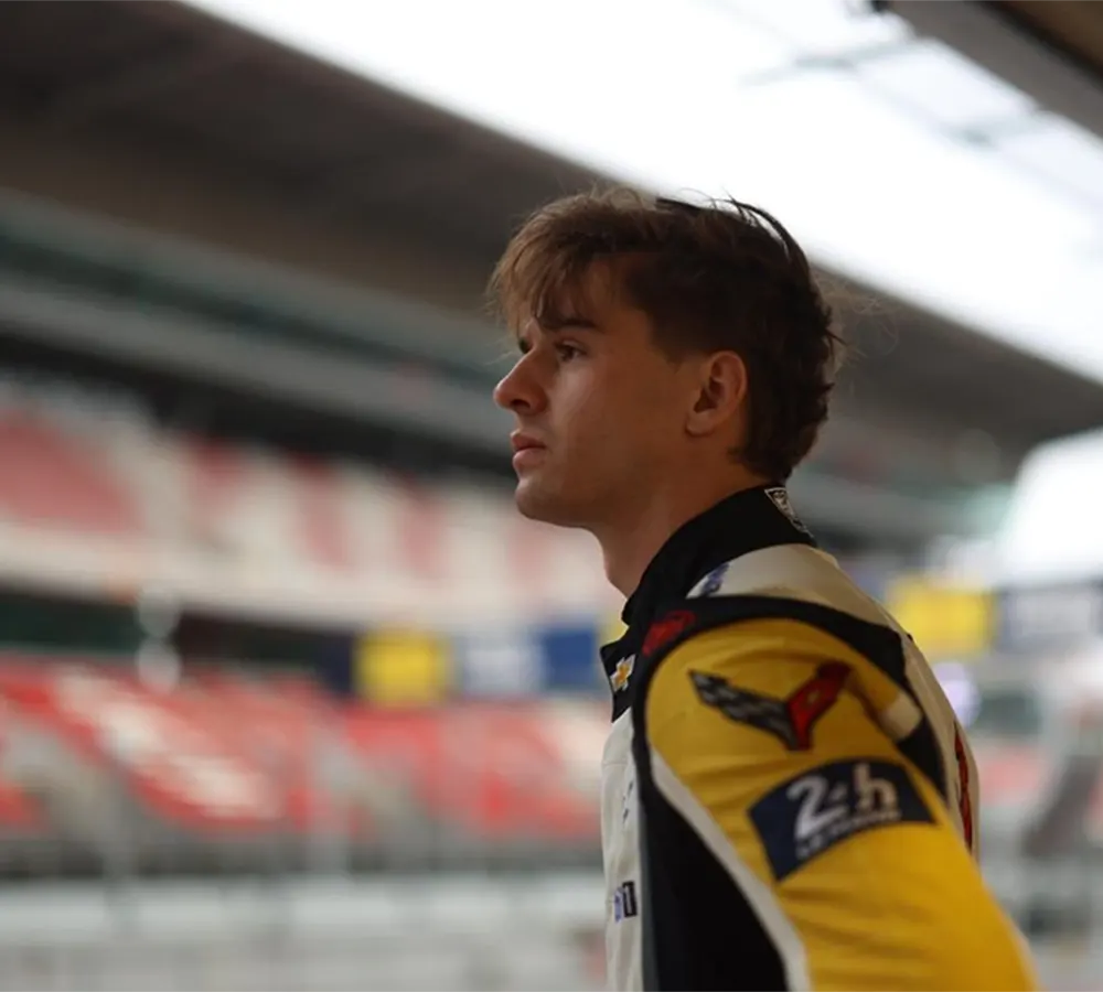 Nico Varrone en la pista de Abu Dabi