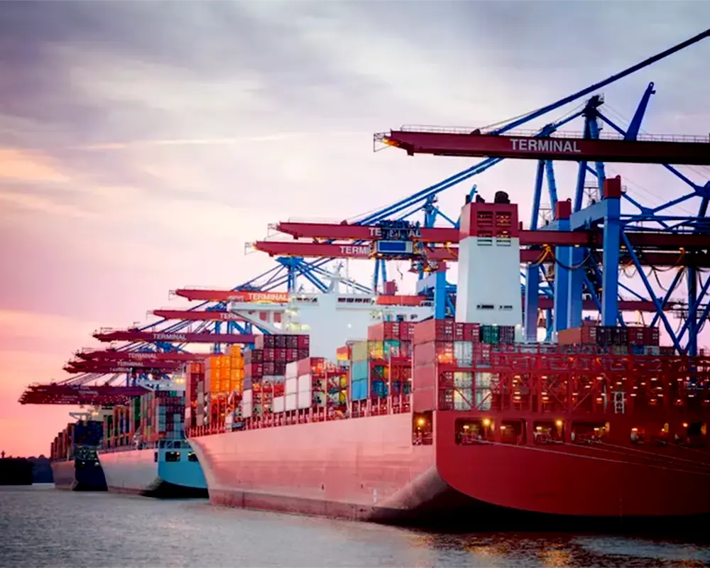 puerto de contenedores similar al que se haría en Escobar y al que se refirió Adorni