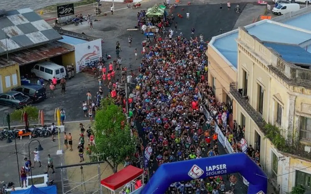 Escobar pisó fuerte en la 40º edición del triatlón internacional de La Paz