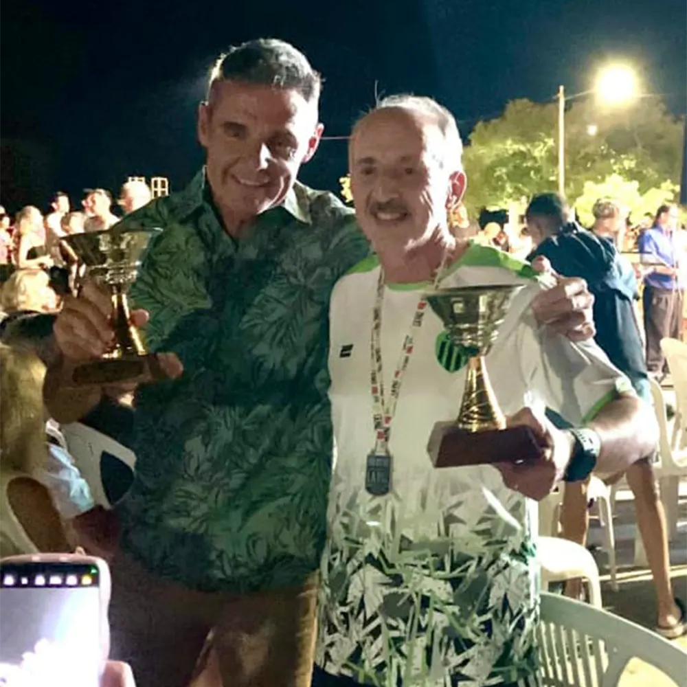 Gustavo Lemme y Oscar Giroto, dos escobarenses que compitieron en La Paz