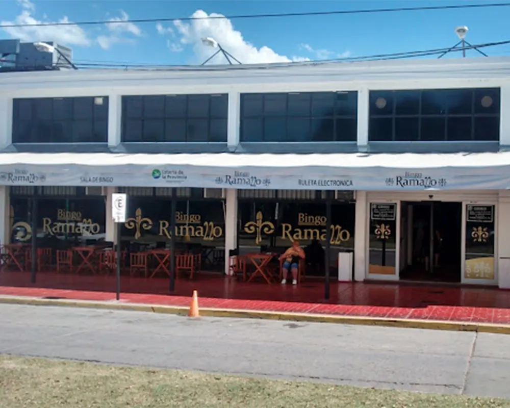 fachada del Bingo Ramallo