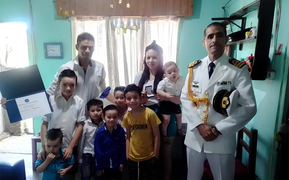 Un bebé de Garín es el primer ahijado del presidente Javier Milei