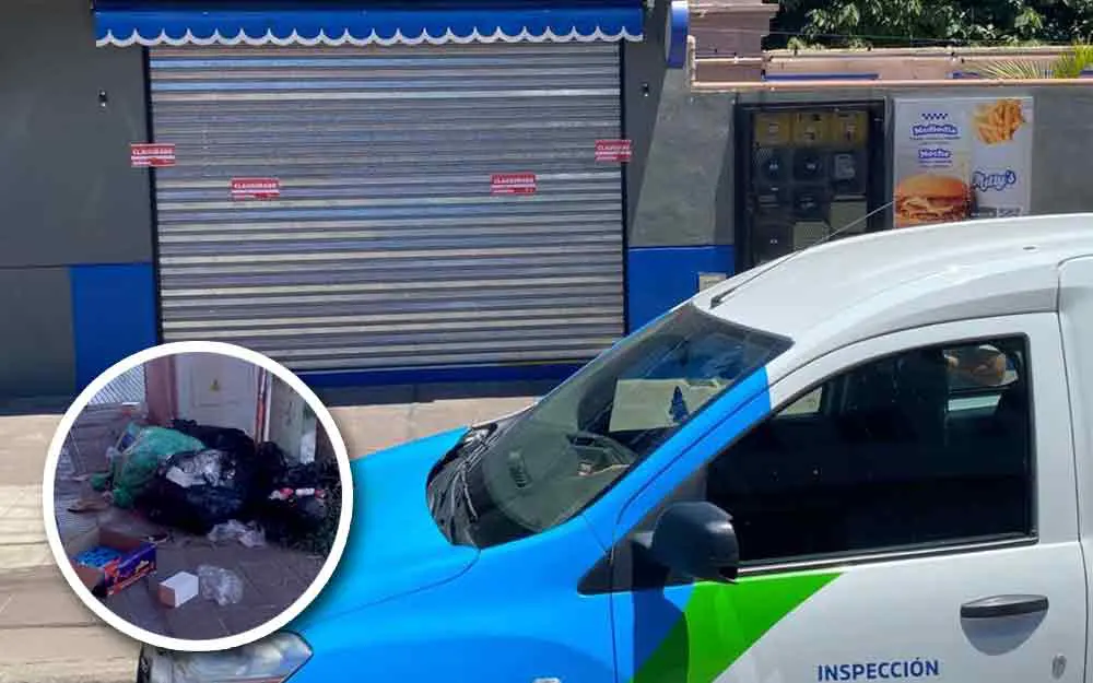 Garín: clausuran un local de comidas por arrojar basura en la vía pública