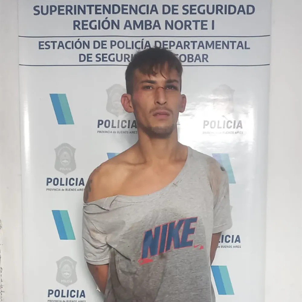 Matias Zarza, el preso que escapó del hospital Erill