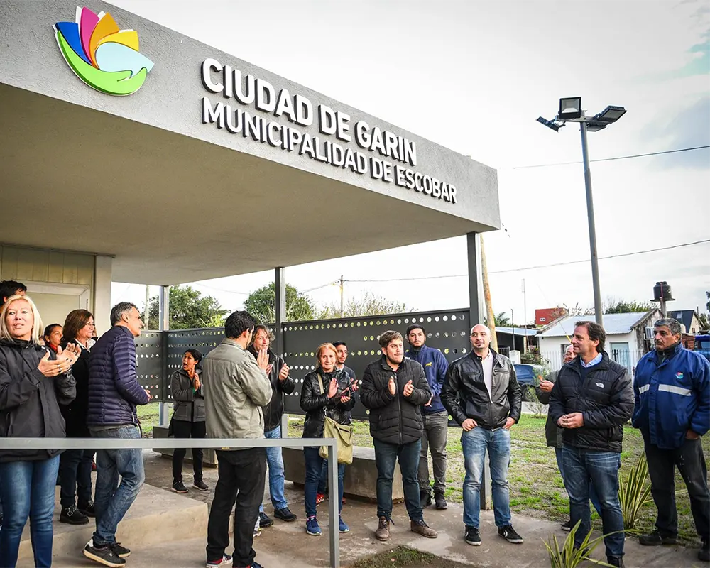 inauguración de la sala velatoria municipal de Garin