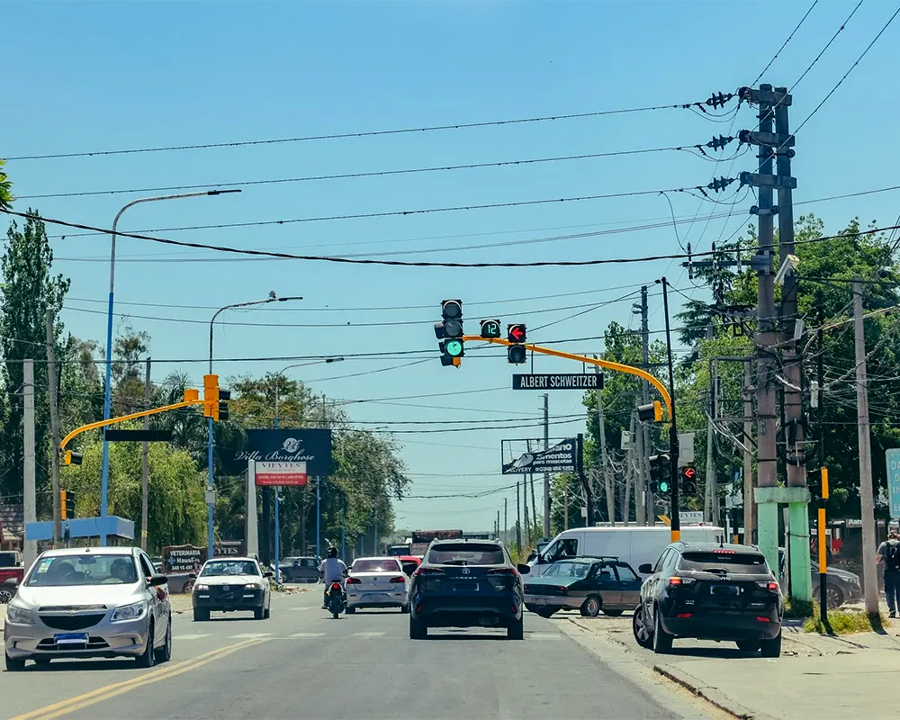 semáforos de la avenida san martín