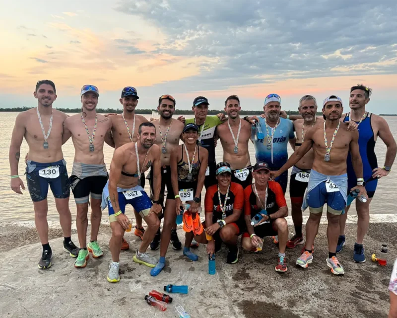 triatletas escobarenses en La Paz