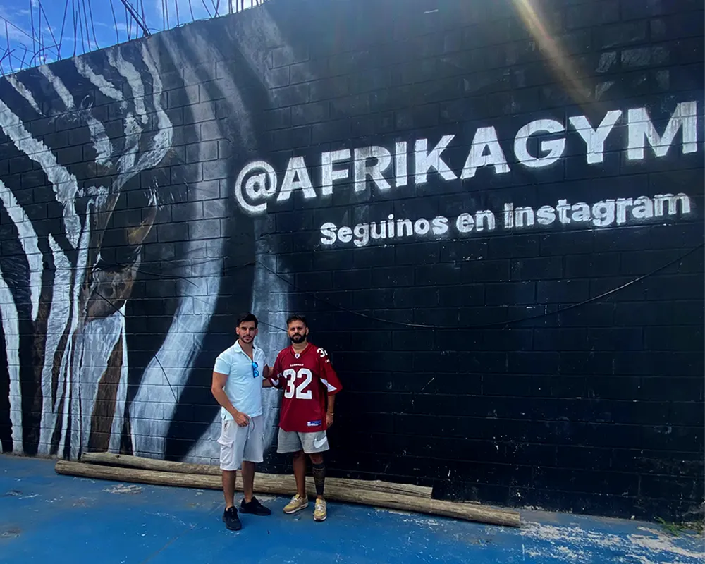 Pedro Braceras y Edgar Garay, socios de la cadena AfrikGym