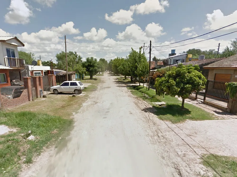 Calle del barrio Doña Justa donde fue apuñalado Nicolás García
