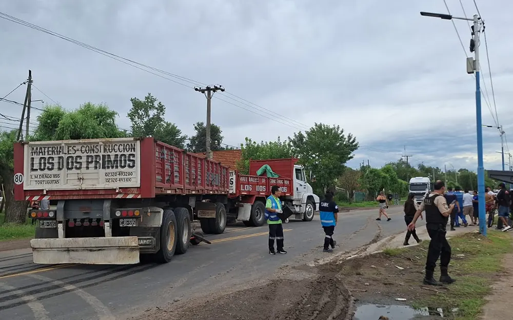 Tragedia en Maschwitz: un camión atropelló y mató a una ciclista