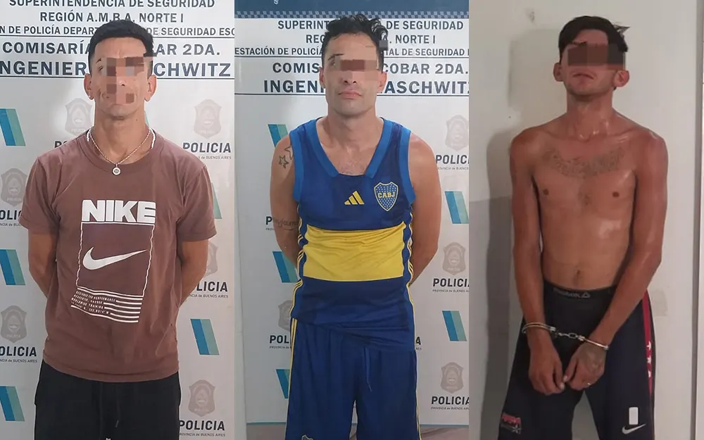 Robaron una vivienda en Ingeniero Maschwitz, los siguieron y los atraparon