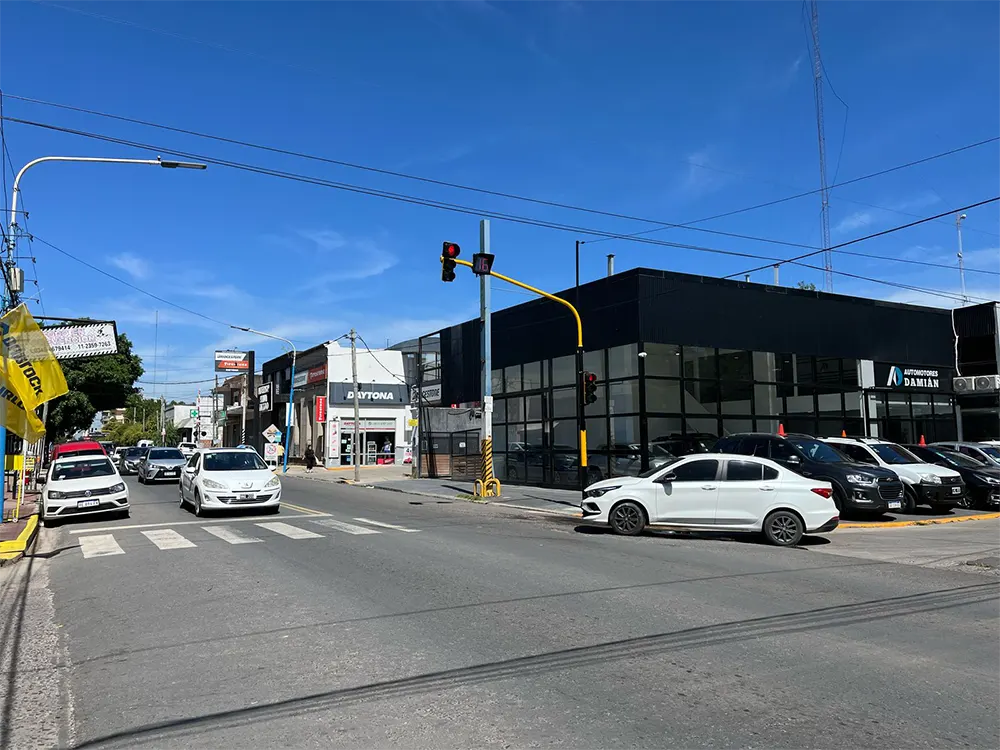 Nuevo semáforo de 25 de Mayo y Colón ya en funcionamiento