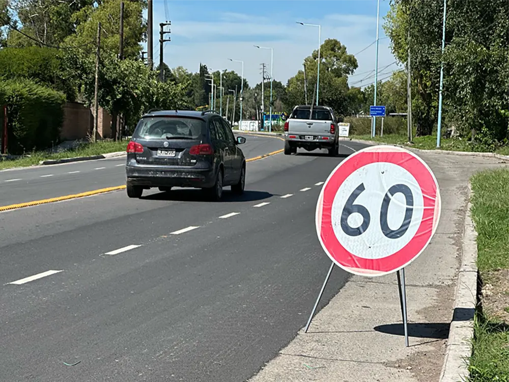 el trayecto de la ruta 26 donde se están testeando los radares