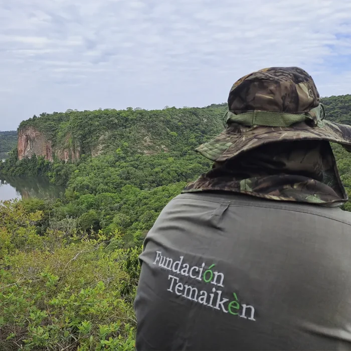 Trabajadores de la Fundación Temaikèn en Misiones.