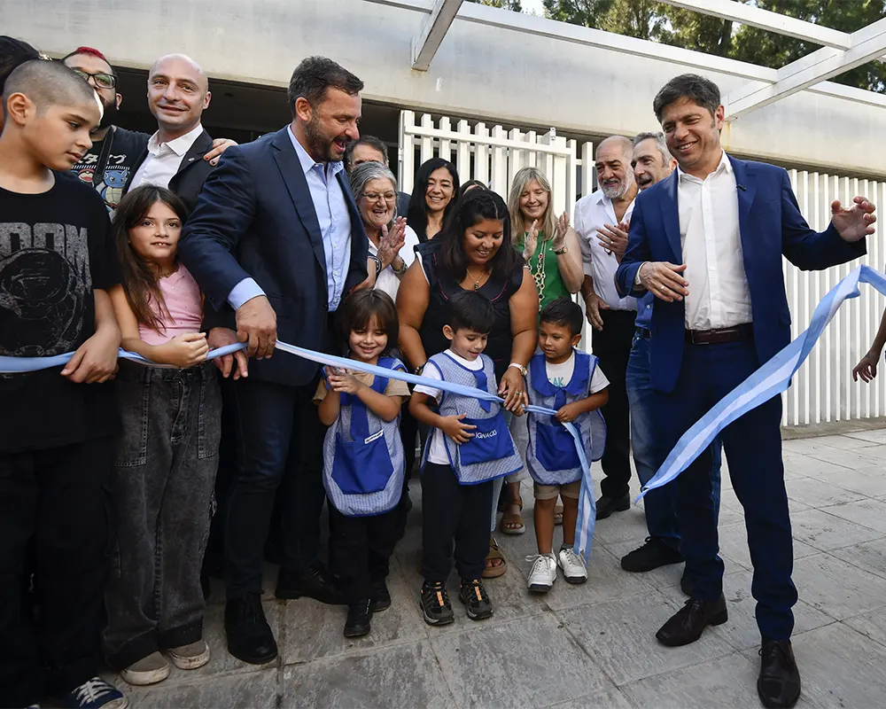 corte de cintas en el nuevo CDI del barrio La Victoria