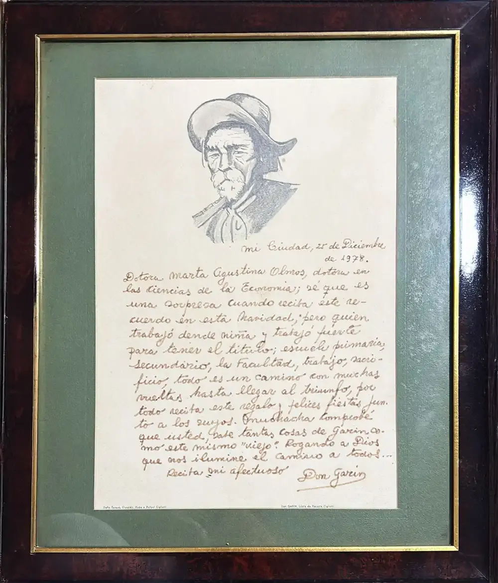 Premio Don Garín a la contadora Marta Olmos