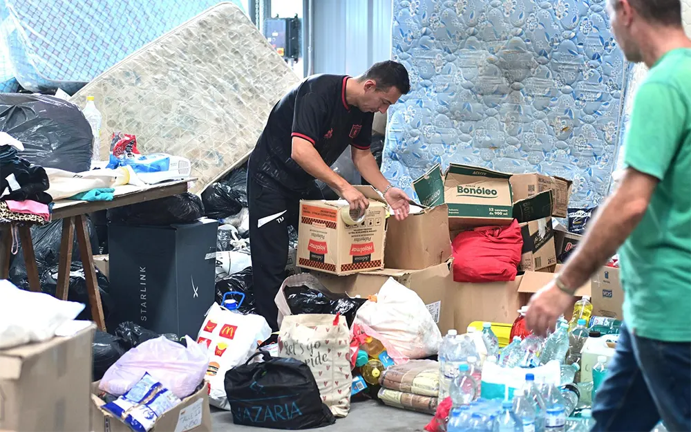 Escobar recolectó más de 5 toneladas de donaciones para Bahía Blanca