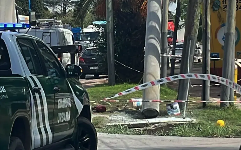 electrocutado matheu copia El lugar donde el operario recibió la descarga y murió electrocutado