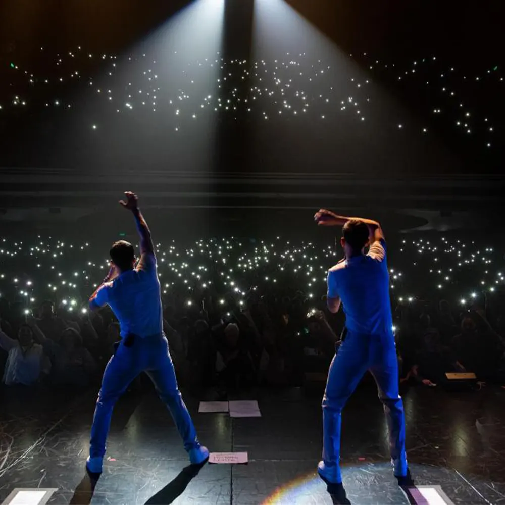 Dúo Folclórico Los Campedrinos en escena