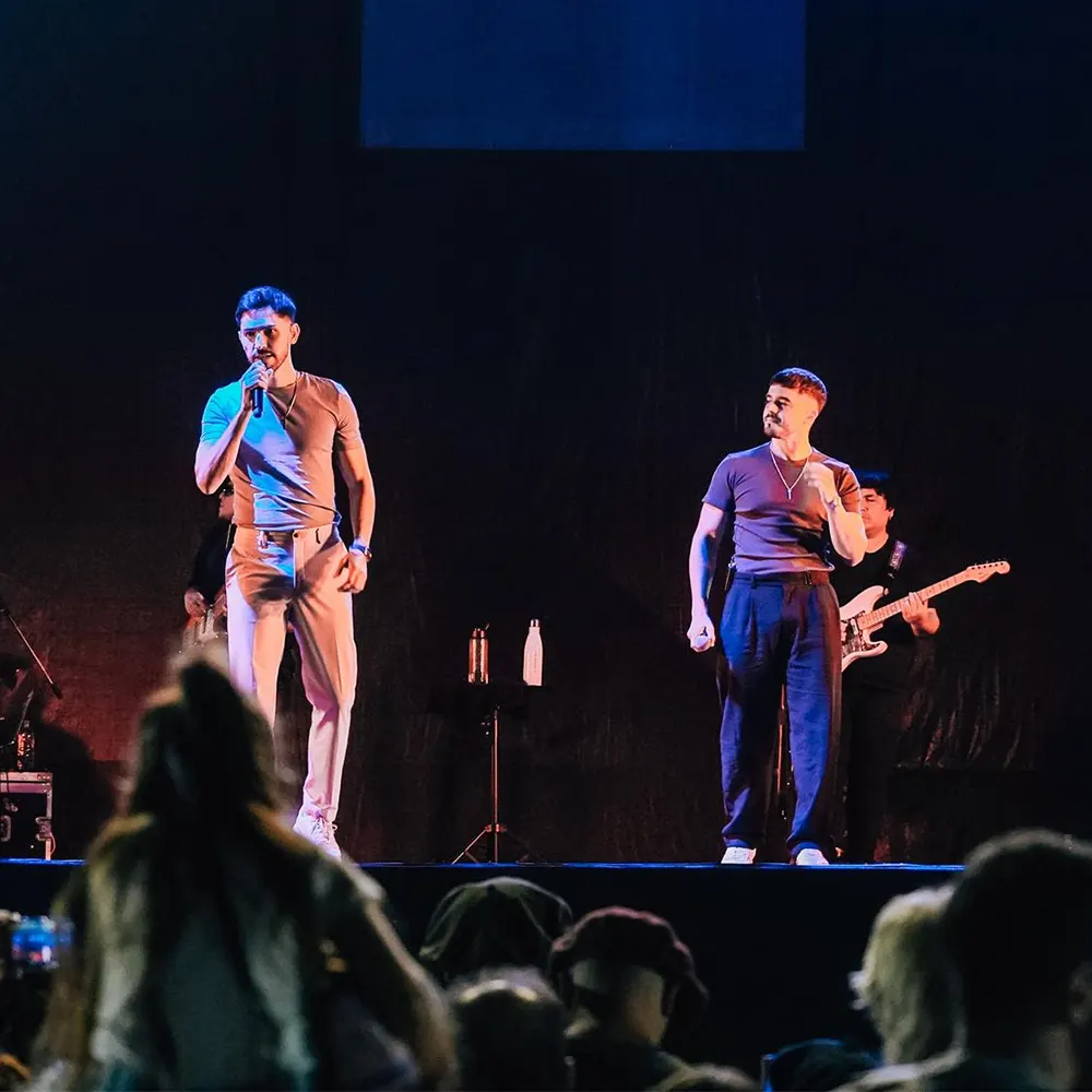 Dúo Folclórico Los Campedrinos en el festival Sangre Criolla