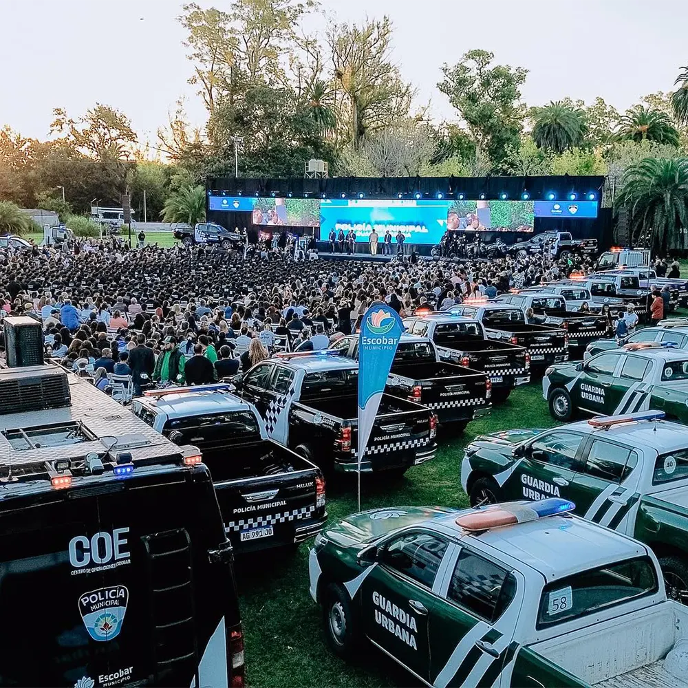 acto de presentación de la policía municipal